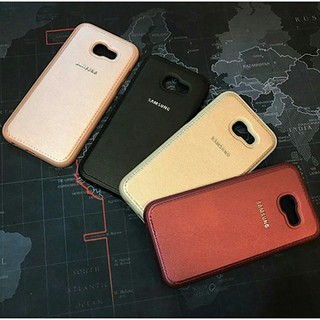 Ốp silicon Samsung lưng da Samsung Galaxy A5 2017