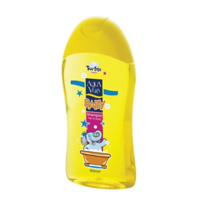 [Tặng gel khô 100ml] Sữa tắm gội dành cho trẻ em Aquavera 315ml