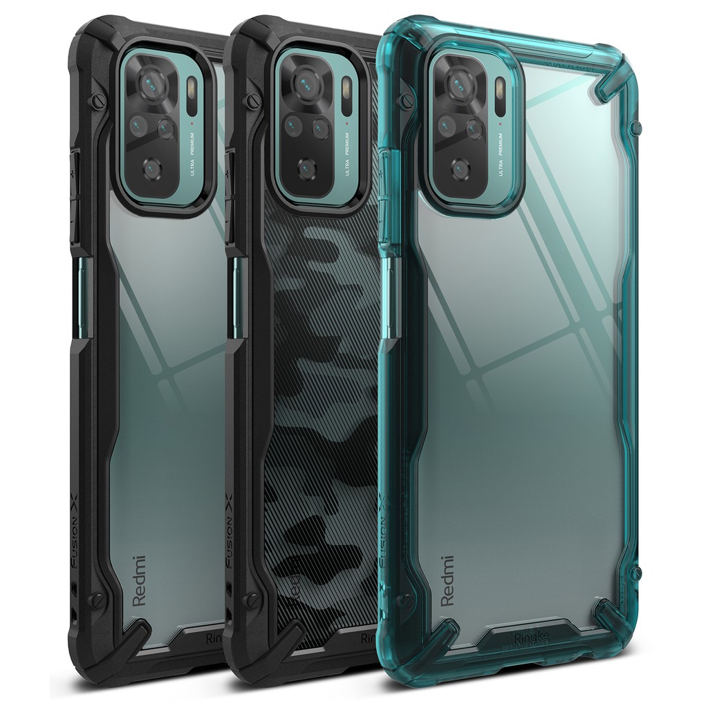 Ốp điện thoại Ringke Fusion X chống sốc trong suốt cho Xiaomi Redmi Note 10 Pro 10 Pro Max Note 10 10S