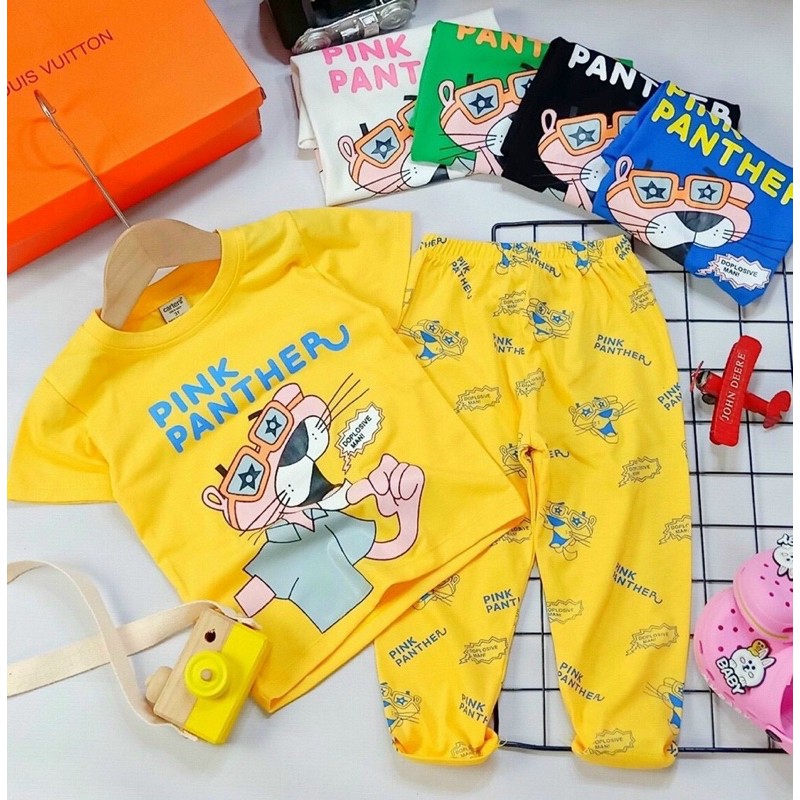 (14-20kg) Bộ thun cotton bé gái trai đều mặc được