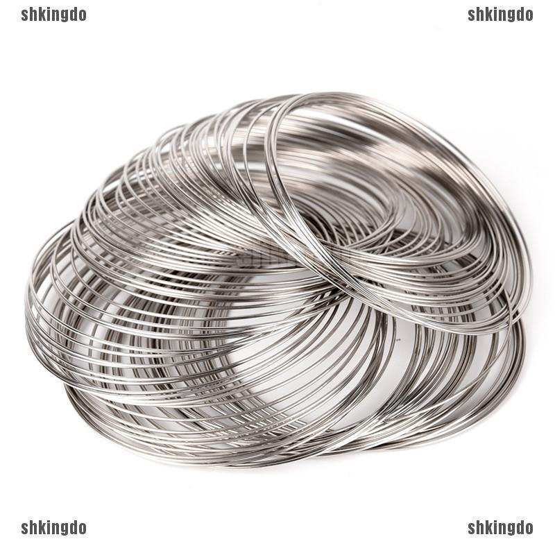 100 Vòng thép không gỉ bền cho tự làm vòng đeo tay thủ công