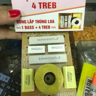 Phân tần 4 TREB lắp loa thùng