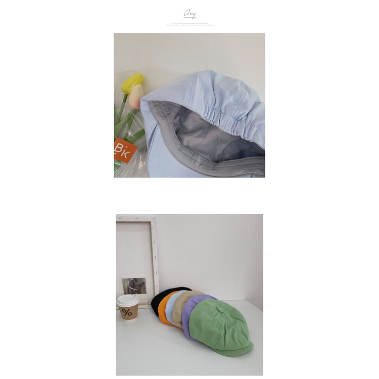 Mũ Beret Màu Sắc Cổ Điển Thời Trang Cho Nữ