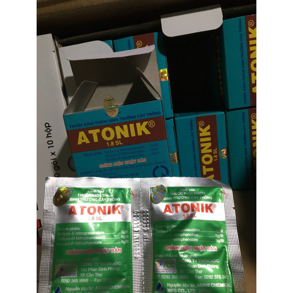 Hộp 10 gói Atonik mỗi gói 10ml