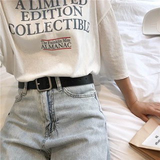 Dây lưng nữ, nịt bụng màu đen mặt vuông