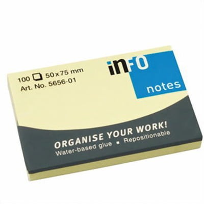 Giấy ghi chú - giấy note Info Note cỡ 2x3