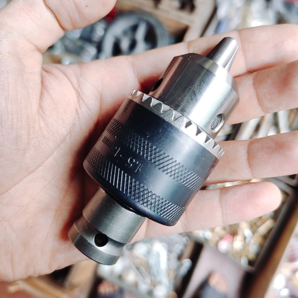 Bộ đầu chuyển bulong 1/2 sang máy khoan măng ranh 13mm tự động 2-13mm