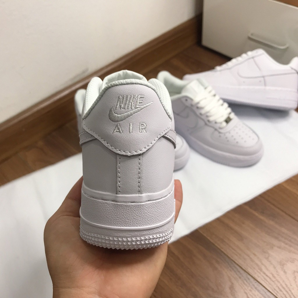 Giày AF1 chất liệu da miếng kiểu dáng Sneaker phối đồ trẻ trung năng động