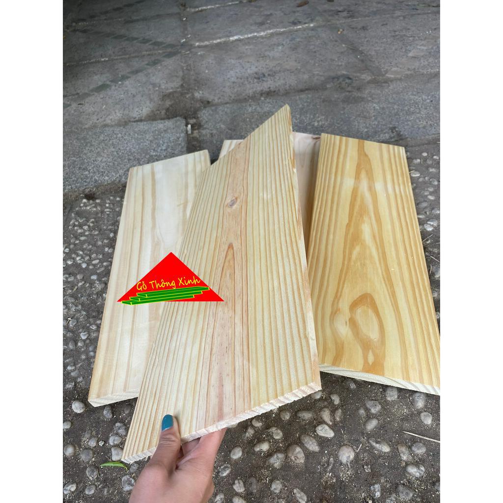 Tấm gỗ thông rộng 20cm, dài 60cm, dày 1cm đã bào láng đẹp 4 mặt thích hợp ốp tường, trang trí,làm loa bluetooth, DIY