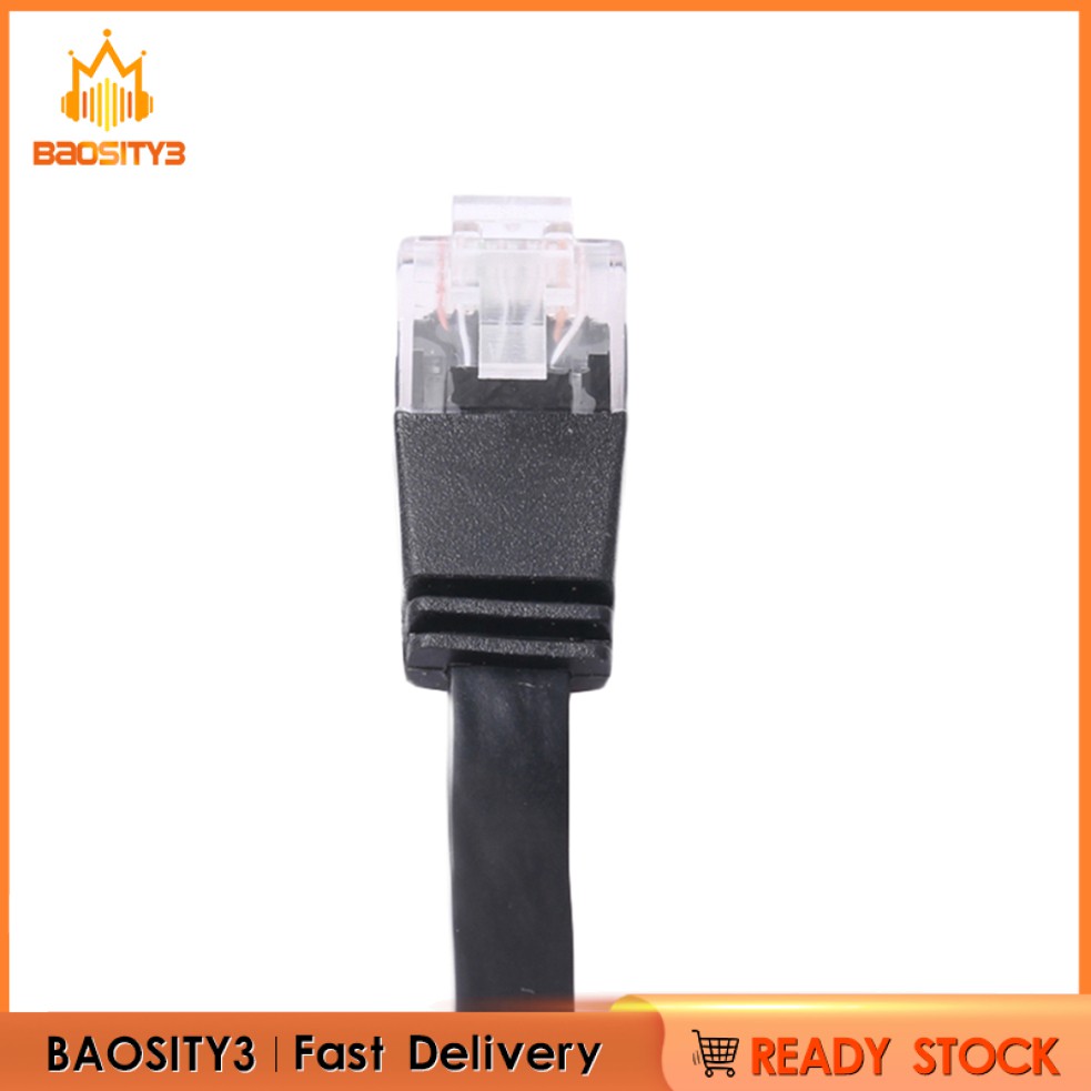 Đầu cáp mạng có thể thu vào được Ethernet CAT6 phẳng RJ45 cho Smart TV / PS4 / Xbox 3.3ft baosity3