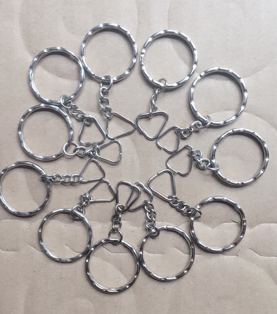 Combo 50 khoen móc khoá loại tốt size 2,5cm