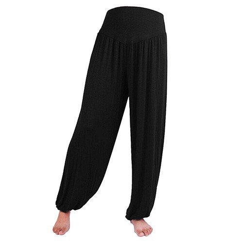 [ONE] Quần Dài Thể Thao Ống Rộng Tập Yoga / Nhảy Bụng Thoải Mái Phong Cách Boho Cho Nữ