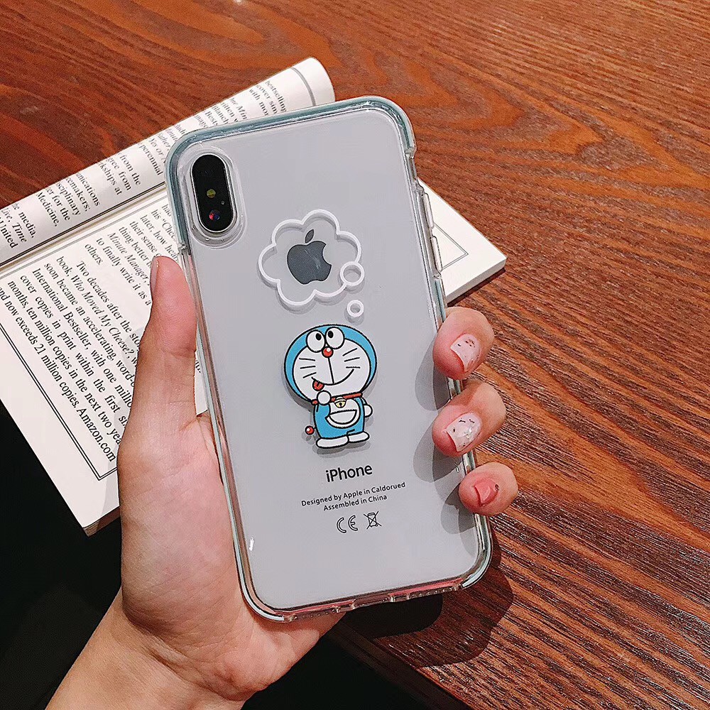 Ốp điện thoại TPU mềm in hình Doraemon cho Iphone11 11pro X XR XS max 6s 7 8 8Plus | BigBuy360 - bigbuy360.vn