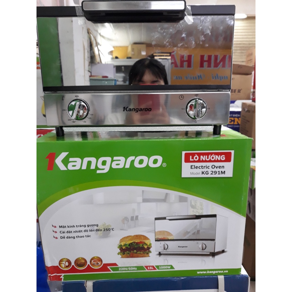 Lò Nướng Kangaroo KG291M (15 lít)- Hàng chính hãng bảo hành 12 tháng