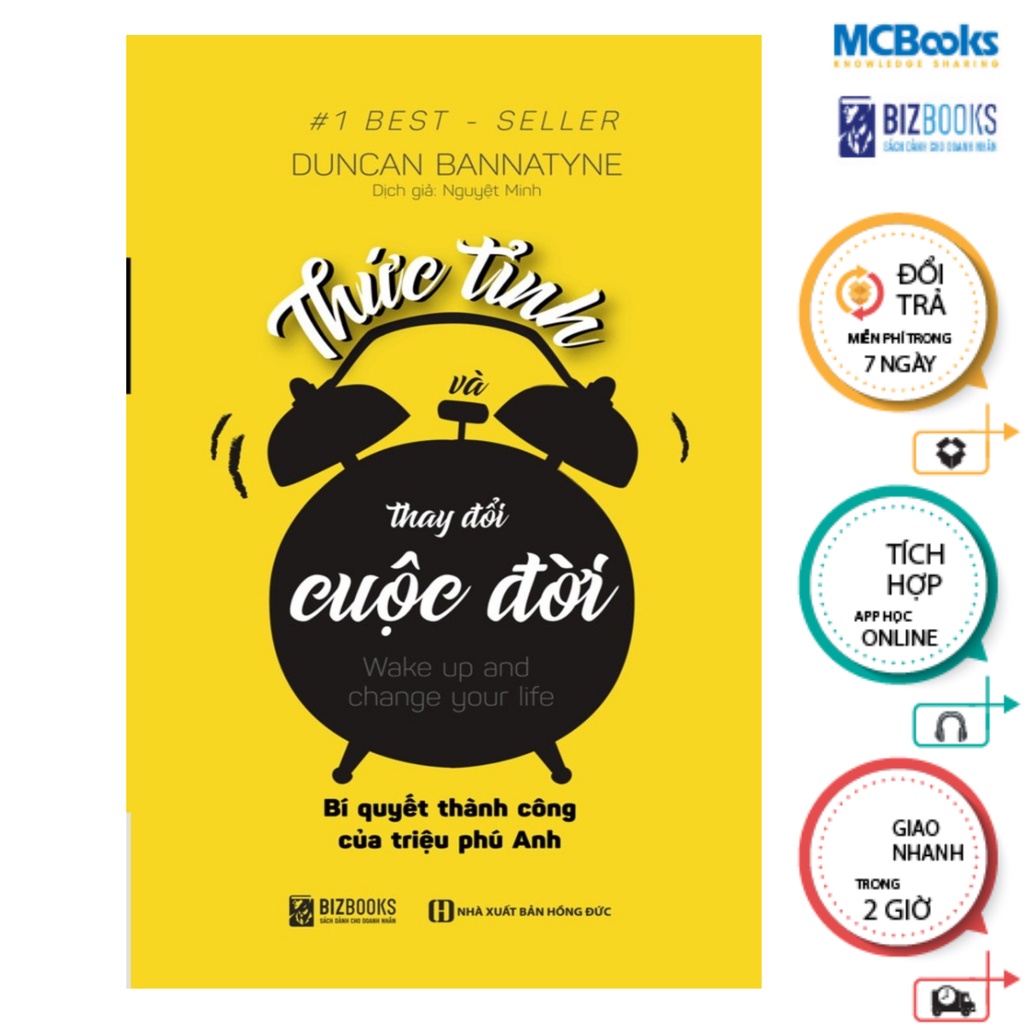 Sách - Thức Tỉnh Và Thay Đổi Cuộc Đời Bạn: Bí Quyết Thành Công Của Triệu Phú Anh Mcbooks
