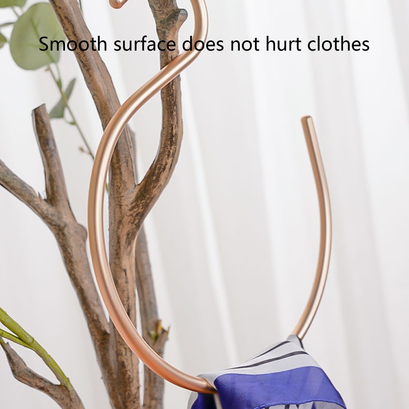 Móc Treo Cà Vạt / Thắt Lưng Hình Chữ S Bằng Hợp Kim Nhôm Tiện Dụng Cho Phòng Ngủ / Nhà Tắm