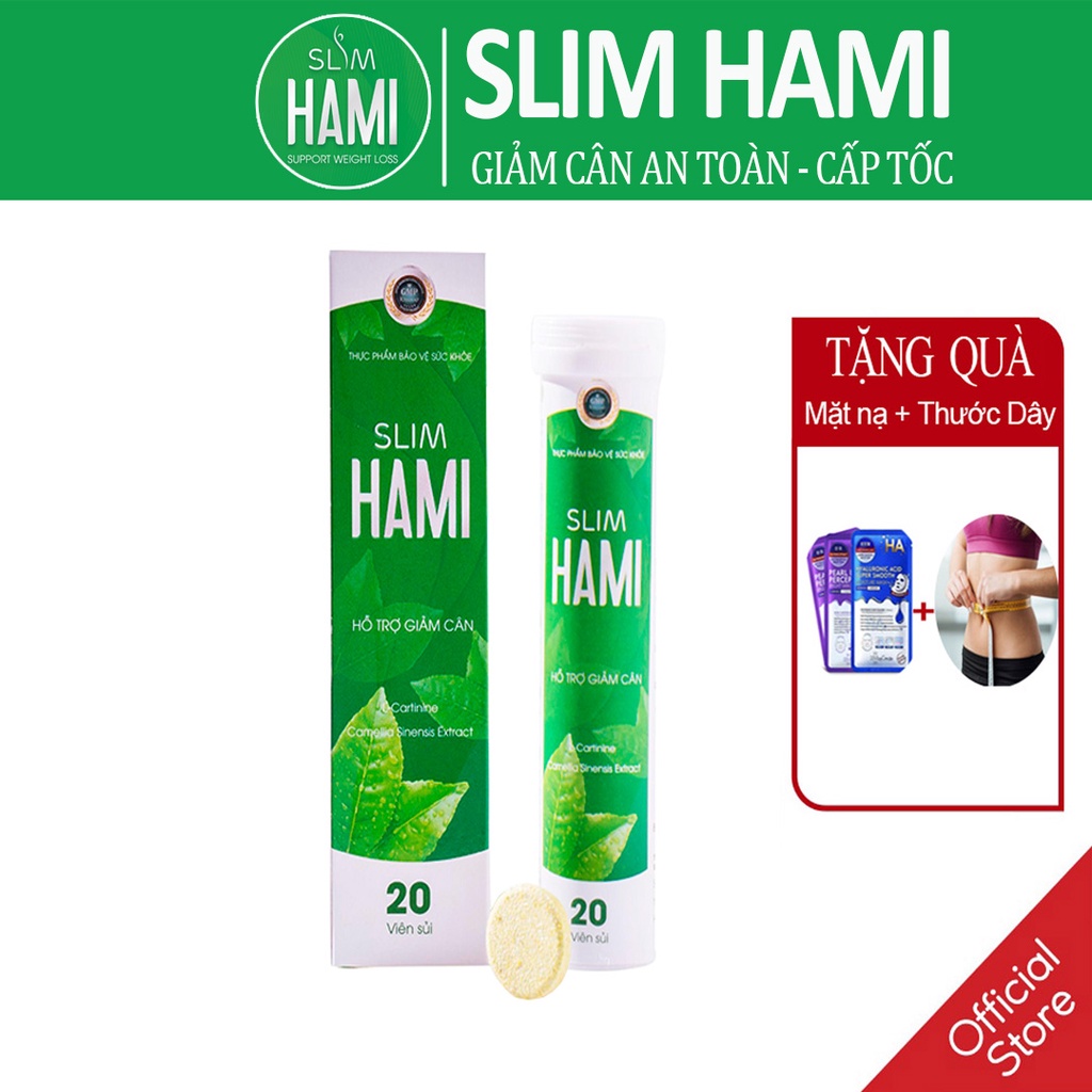 Giảm Cân An Toàn Cùng Viên Sủi Slim Hami Chính Hãng Giảm Cân Nhanh Cấp Tốc detox không phải thuốc giảm cân