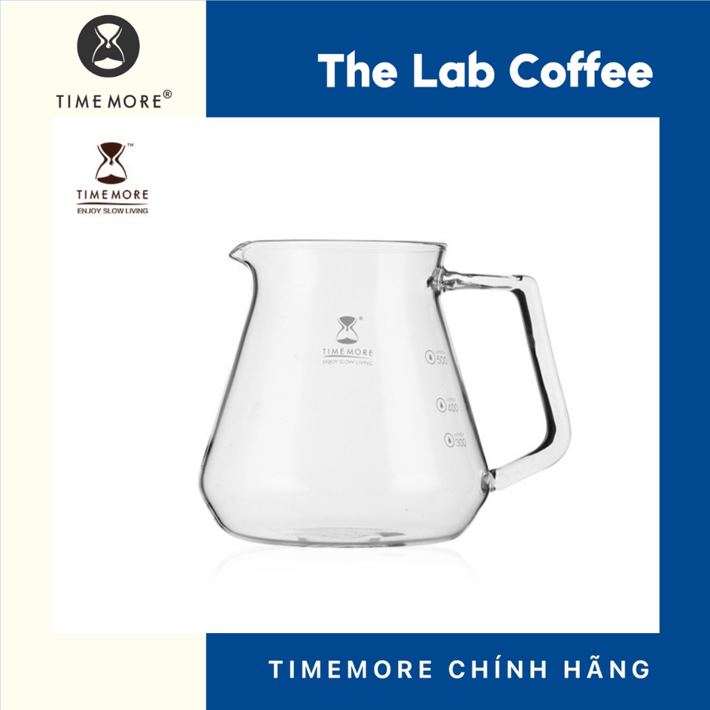 Bình thuỷ tinh phục vụ cà phê Timemore
