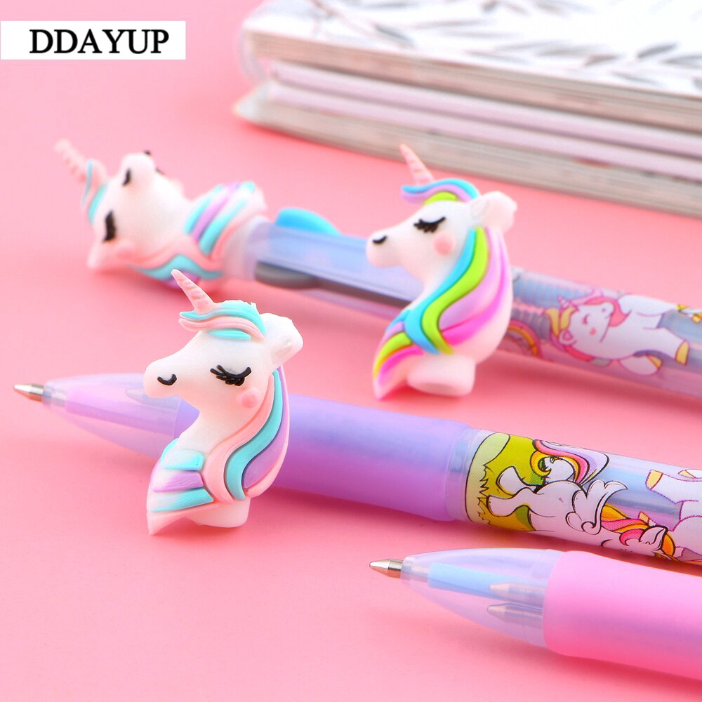 Bút Bi 3 Ngòi 3 Màu Hình Vịt - Kỳ Lân dễ thương