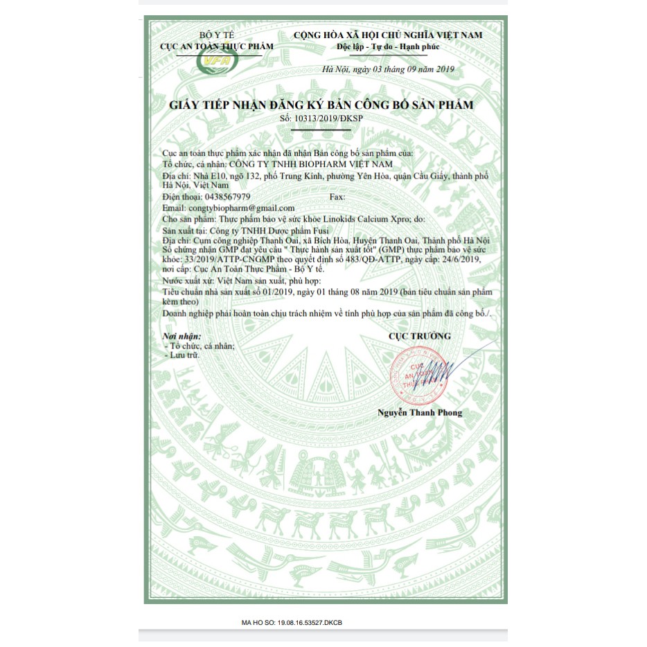 LINOKIDS CALCIUM XPRO CALCI cho mẹ Bầu