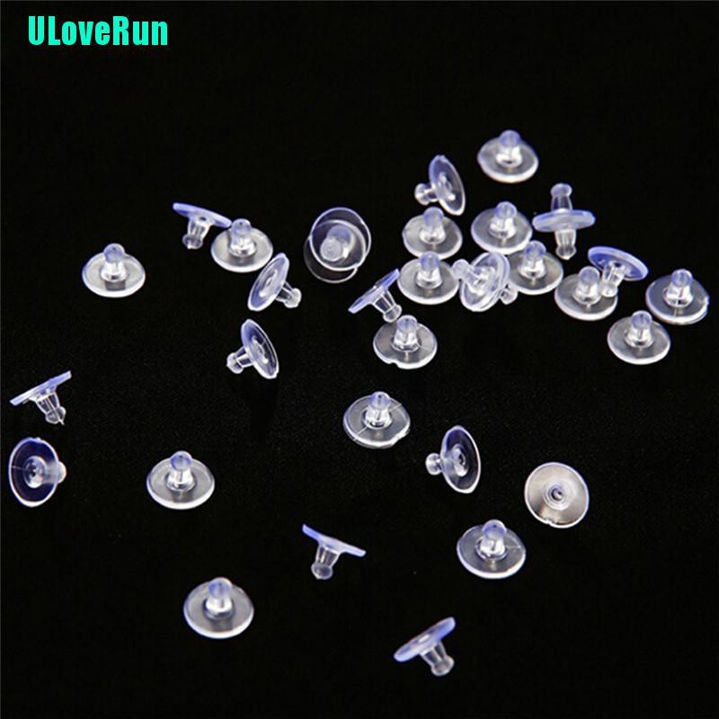 Set 50 Nút Cao Su Mềm Chặn Bông Tai Chịu Được Sức Nặng