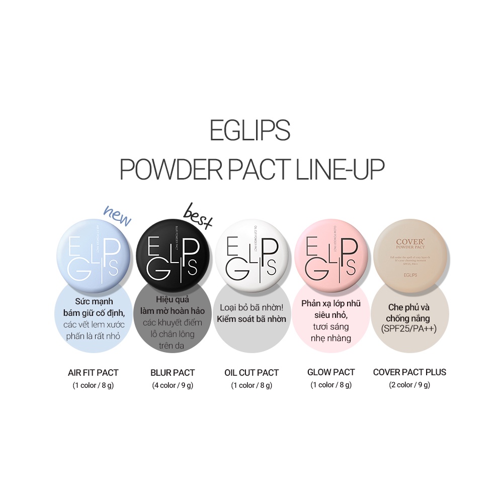 Phấn nén Eglips Air Fit Powder Pact