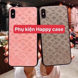 Ốp lưng iphone - Ốp thương hiệu lv da hồng, xám, đỏ 6/6plus/6s/6splus/7/7plus/8/8plus/x/xs/11/12/pro/max/plus/promax