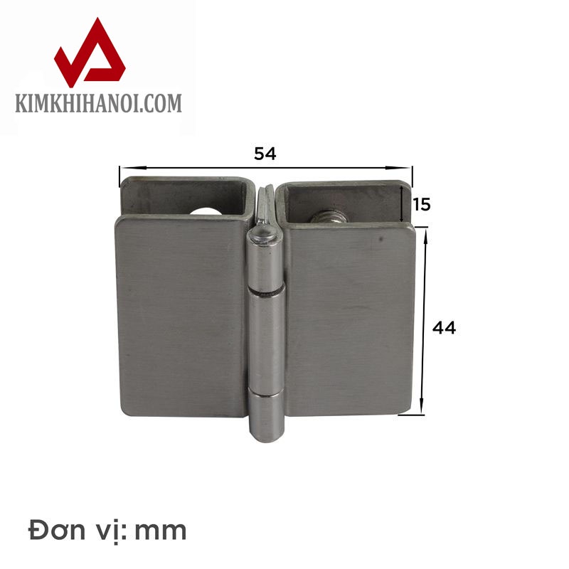 BẢN LỀ kẹp cửa kính INOX CAO CẤP - 1 CÁI hàng cao cấp