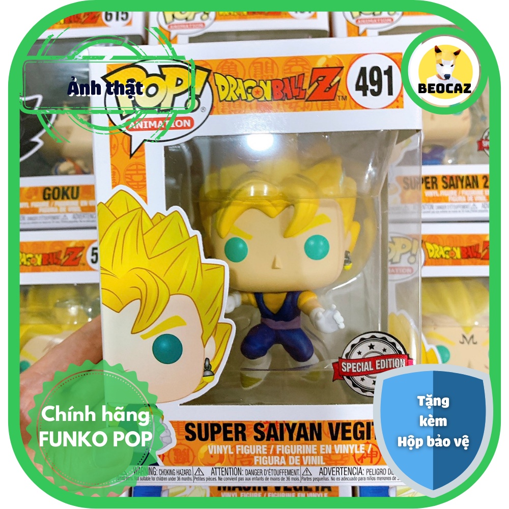 Funko Pop Dragon Balll Chính Hãng Goku Vegito Vegeta Gohan Bảy Viên Ngọc Rồng Dragon Ball tiệm Beocaz Mô hình Anime