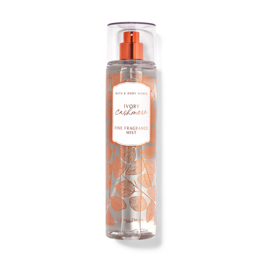 Xịt thơm toàn thân IVORY CASHMERE - BST Mùa thu 2021 | BODY MIST BATH &amp; BODY WORKS