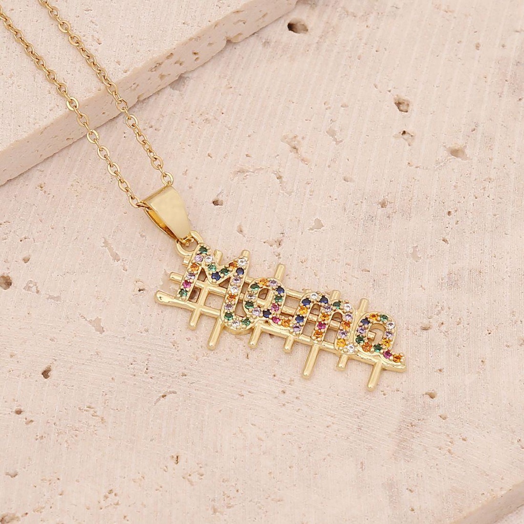 SUMU Vòng Cổ Choker Đồng Đính Đá Zircon Thanh Lịch Thời Trang MaMa