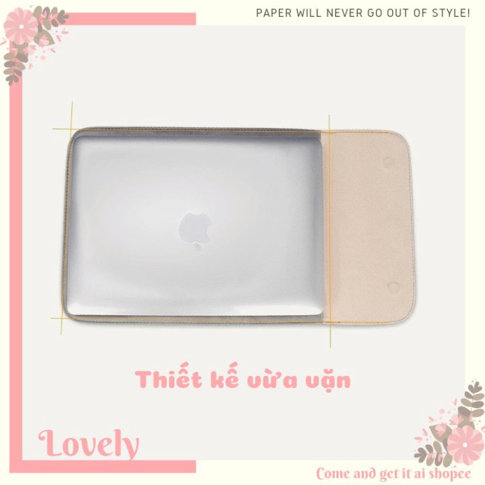 HÀNG CAO CẤP -  Túi chống sốc bao da Laptop / Macbook cao cấp 13,3 14 15,6 inch PU01 - Bảo Hành 1 Năm - Đựng Bao Da Nam 
