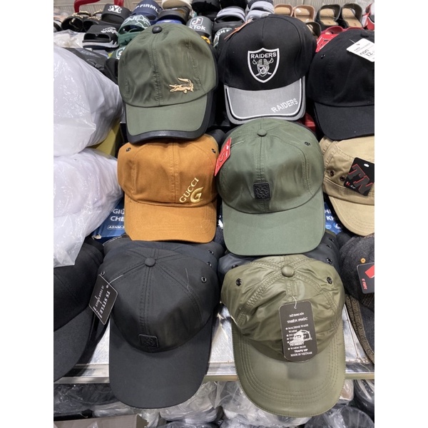 Mũ lưỡi trai nhiều kiểu