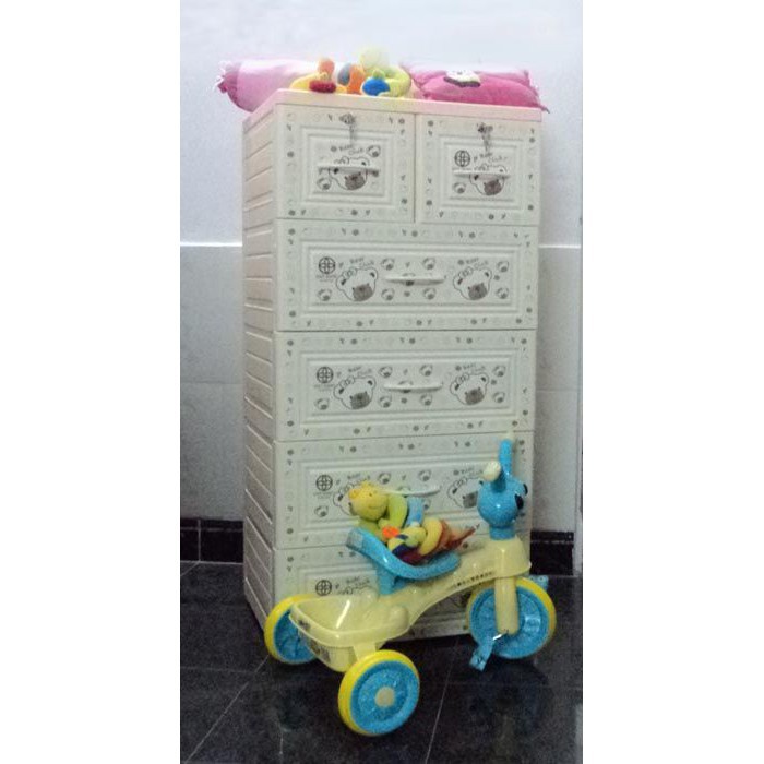 [Mua tận gốc] Tủ nhựa Baby Việt Nhật 5 tầng 60x48x125cm