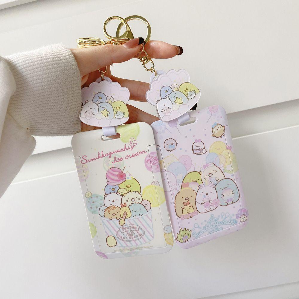 Móc Khóa Đựng Thẻ Họa Tiết Hoạt Hình Gấu Duffy Dễ Thương