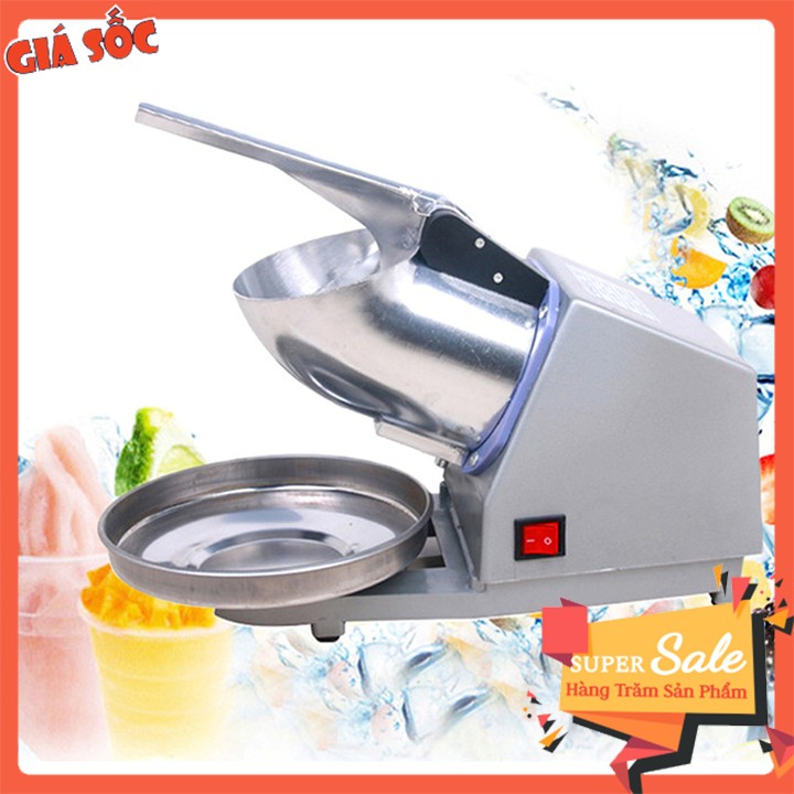 Máy bào đá, xay đá tuyết, nghiền đá 2 lưỡi dao 500W