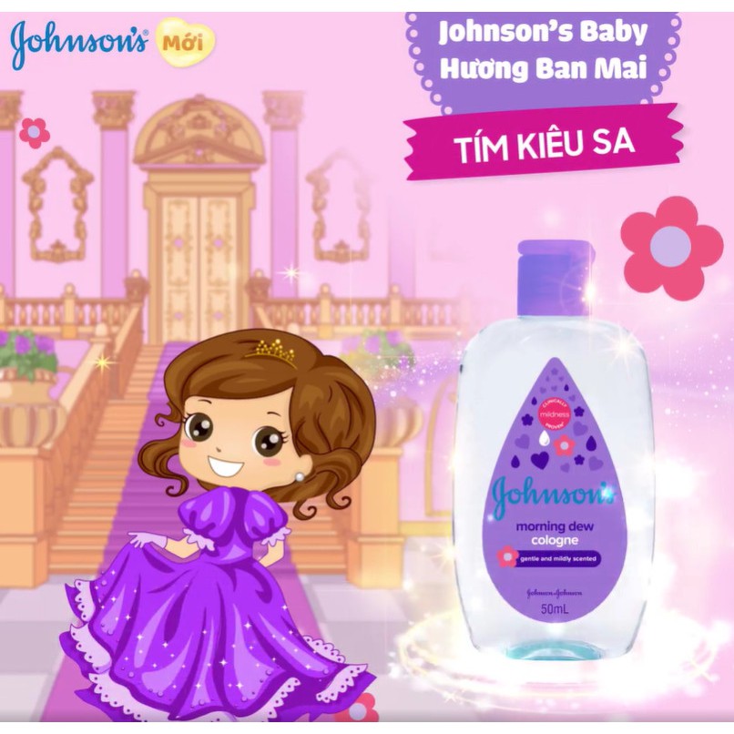 [CHAI LỚN MỚI] NƯỚC HOA JOHNSONS BABY HƯƠNG PHẤN HOA 125ML