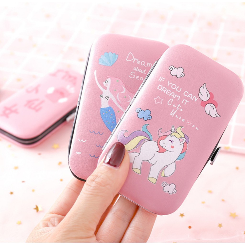 Bộ cắt mong tay 7 món, bộ cắt móng hoạt hình (chọn mẫu) #2