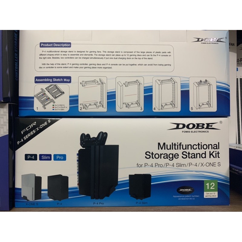 Giá để Đĩa Ps4 /XboxOne kiêm đế dựng máy Ps4 Fat Slim Pro/Xbox