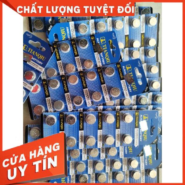 vỉ 10 viên pin cúc áo đủ loại,pin 1,5v,pin đồng hồ