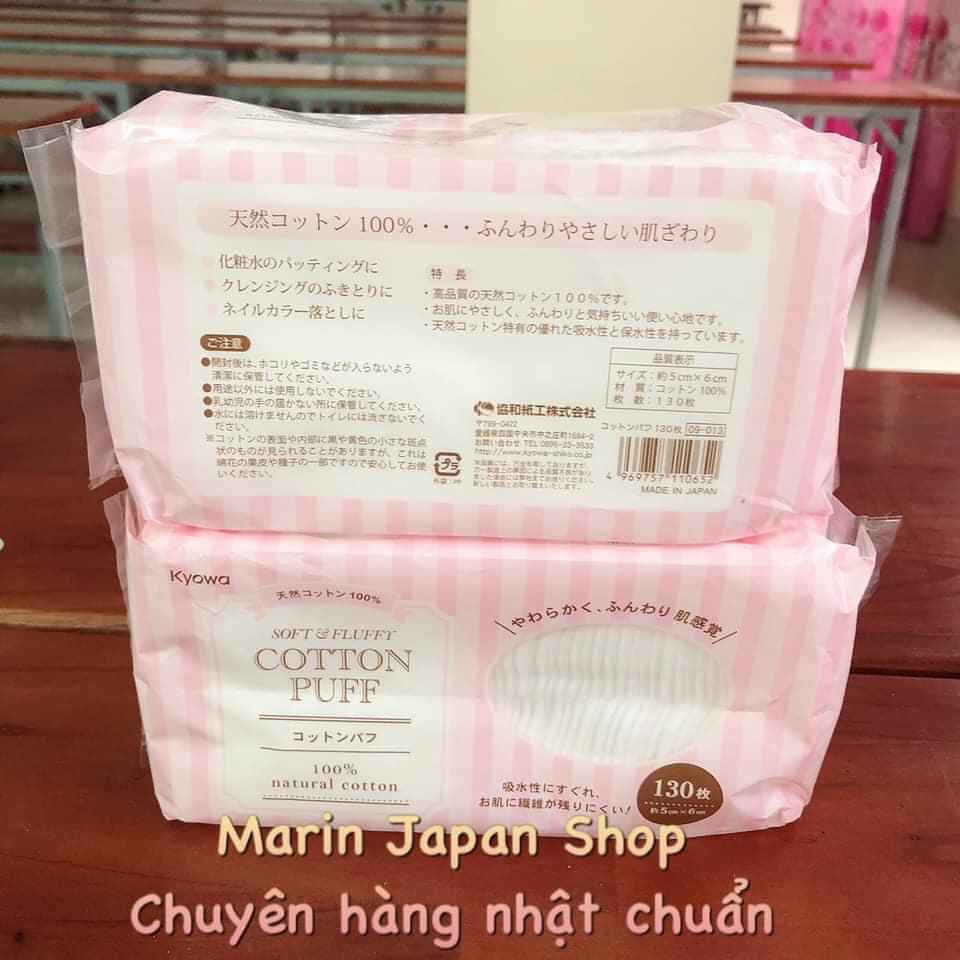 BÔNG TẨY TRANG COTTON PUFF NHẬT BẢN