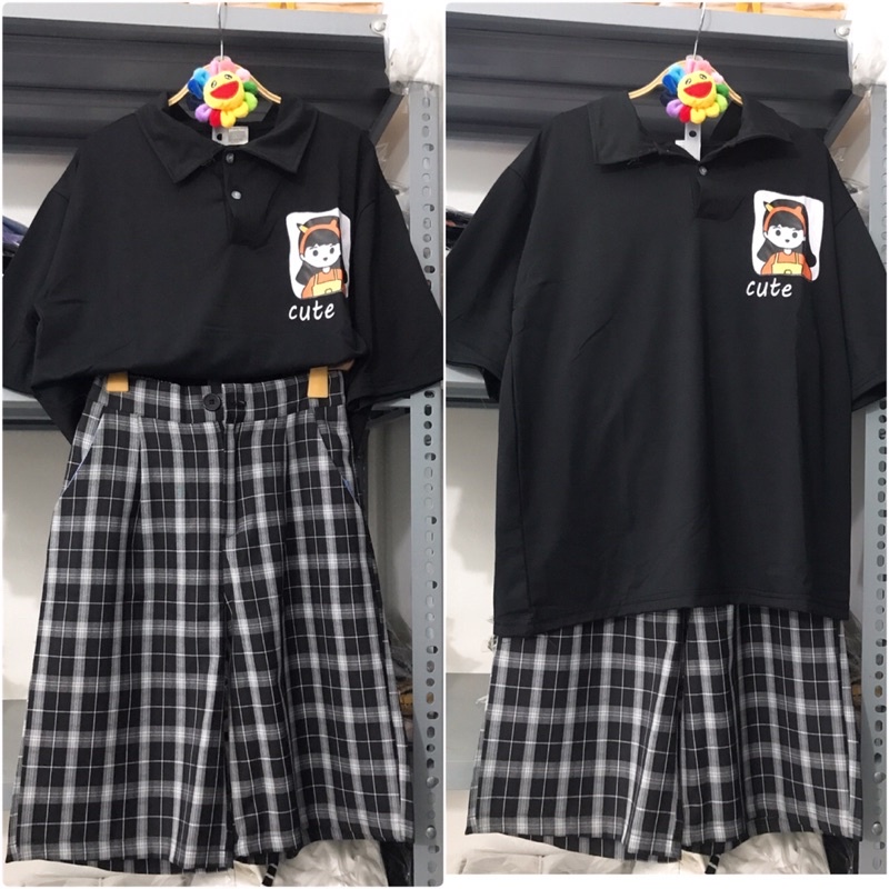 ÁO POLO CỔ BẺ TIM NGỰC