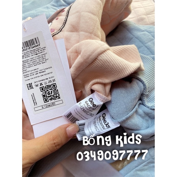 Áo Trần Bông Bé Gái In Hình GÊ