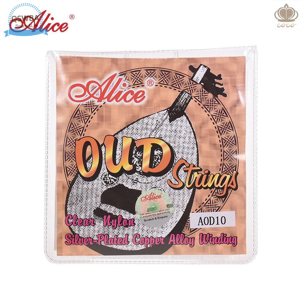 Bộ Dây Nylon Lõi Nylon Mạ Bạc 12 Dây Qswba Alice AOD12 (G-D-D-A-E-B-F) (.022-.033) .my | BigBuy360 - bigbuy360.vn