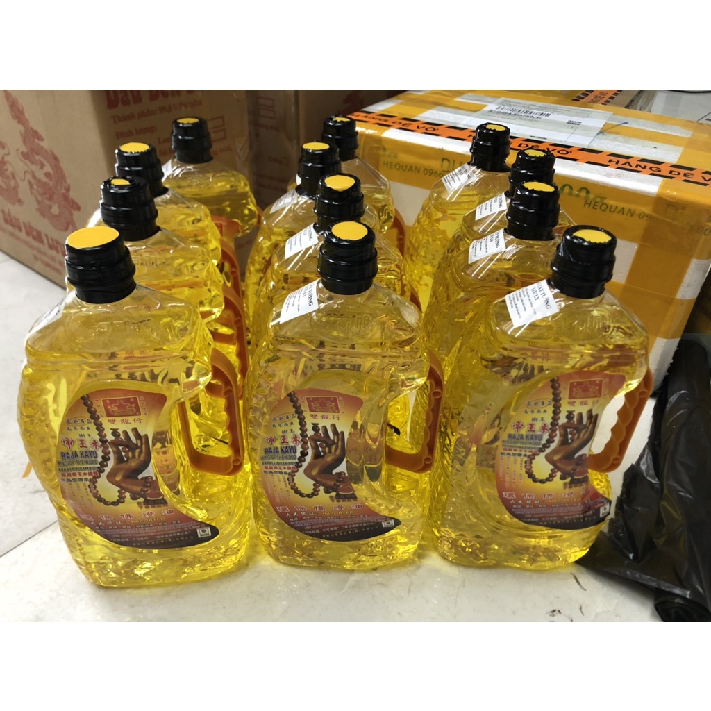 Dầu Lưu Ly Cát Tường Bàn Tay Phật chai nặng 1kg