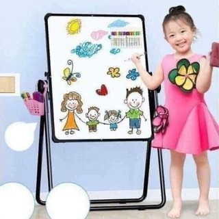 Bảng vẽ cho bé 2 mặt vẽ giáo dục xoay 2 mặt