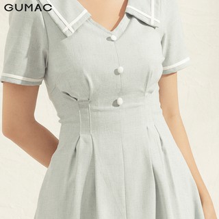 Đầm viền phối nút DA1176 GUMAC