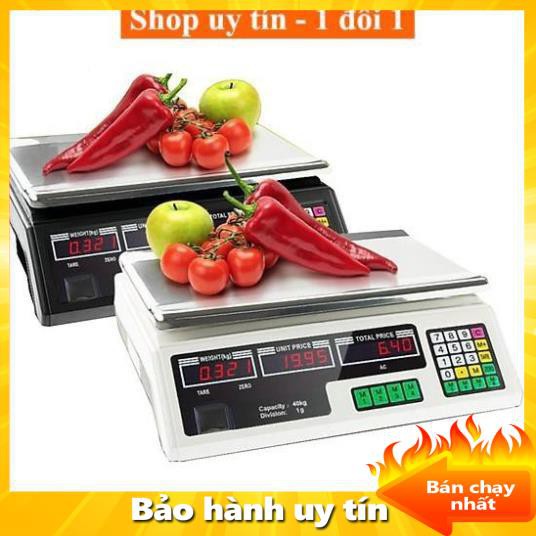 [ Xả kho tết] Cân điện tử tính tiền 2 mặt loại 40Kg Hàn Quốc - Dễ sử dụng, tính tiền chính xác - Bảo hành 1 đổi 1