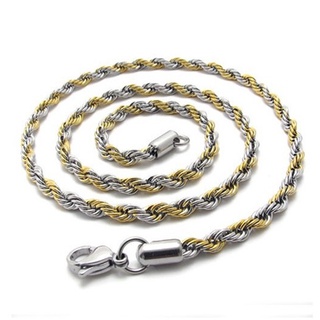 Dây chuyền xoắn nam buộc tàu titan cao cấp inox thép không gỉ trangsucpt PTDCNA07