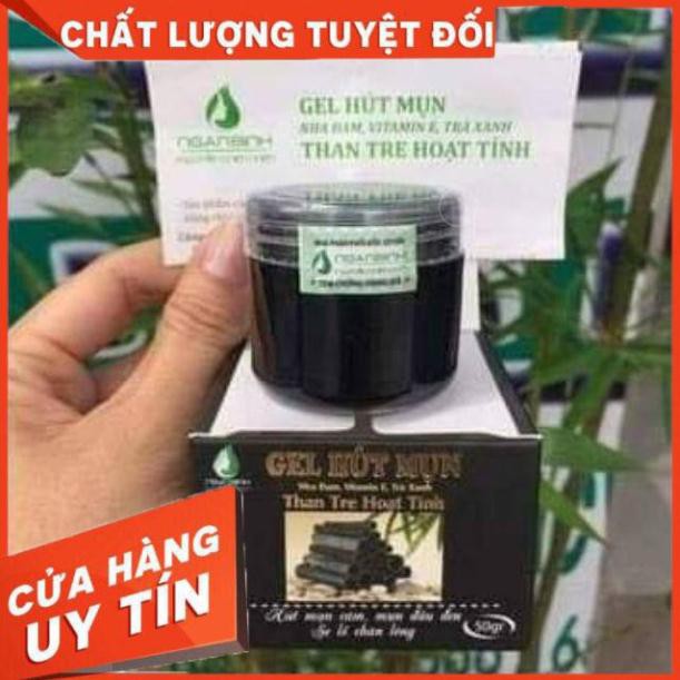 [Hàng như hình ]- Gel lột mụn than tre Ngân Bình - Gel hút mụn than tre Ngân Bình